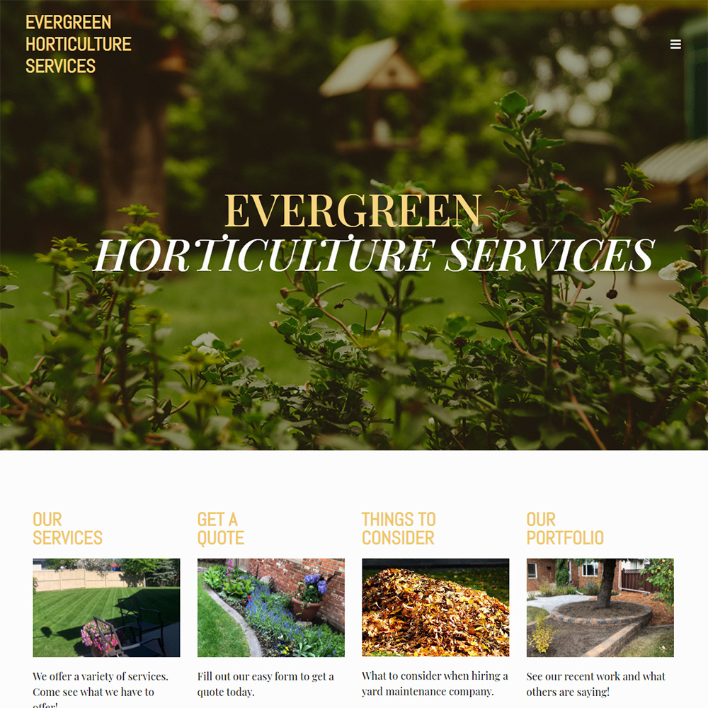 Read more about the article Evergreen Horticulture Services