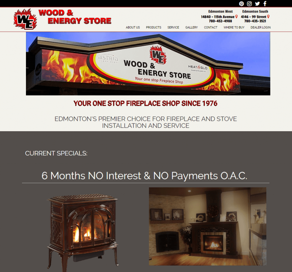 wood and energy store
